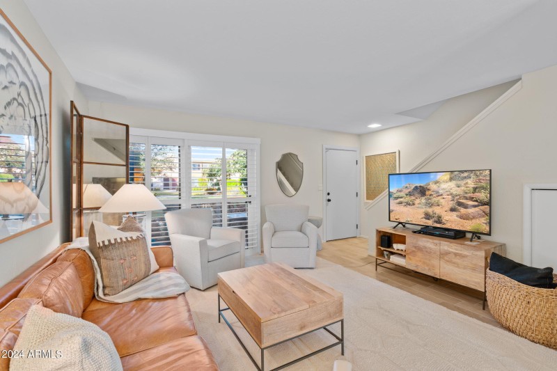 great room and rear exit