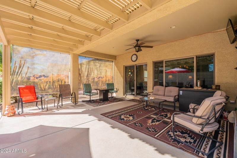 Nice covered and extended patio