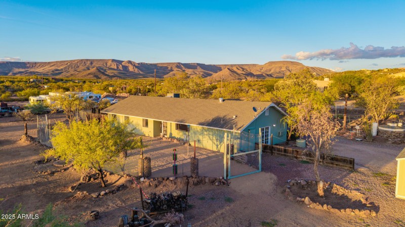 Aerial table Mtn from rear of home