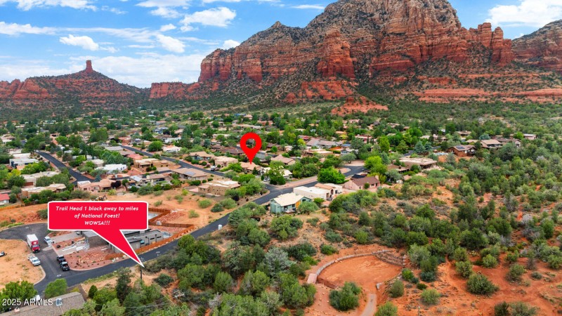 Look how cloe to National Forest!