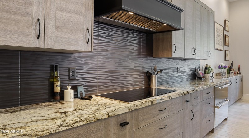 kitchen counter Induction cooktop