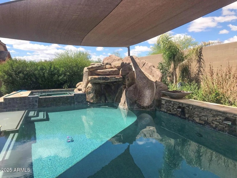 Pool, Spa and Slide