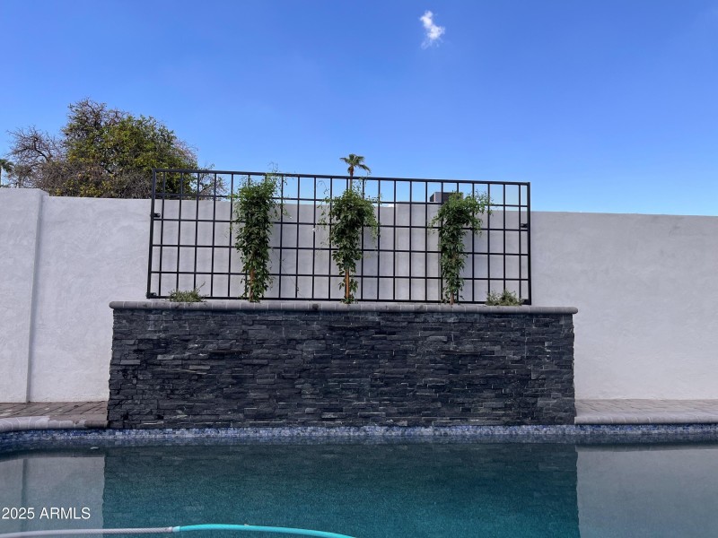 BACKYARD PLANTER & WATERFALL