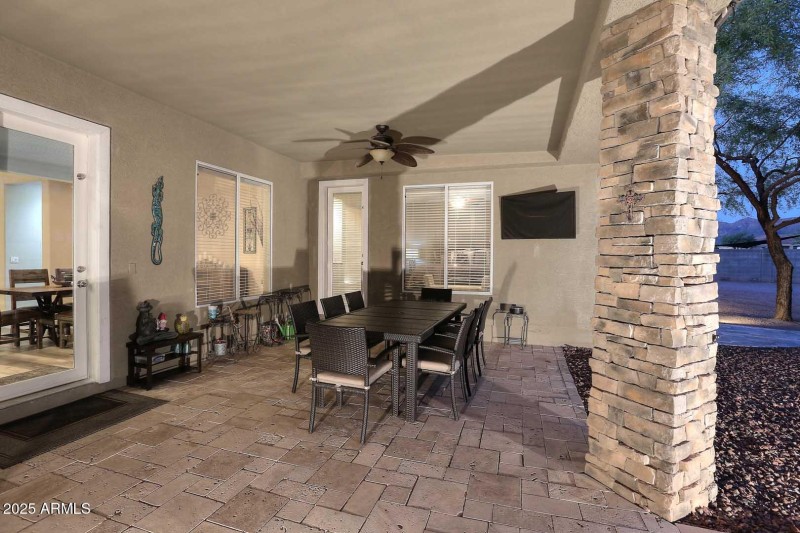 Night-Covered Patio-Dining Area