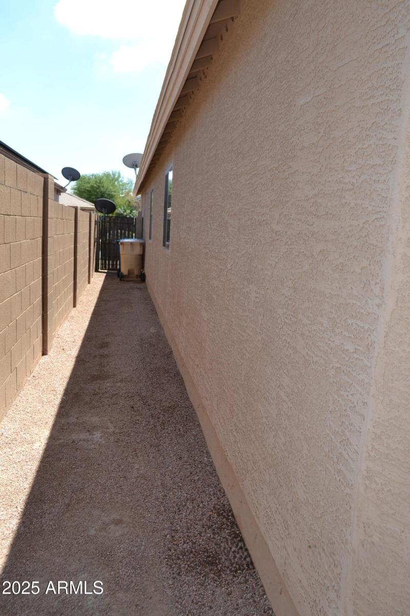 Gate Side of Home