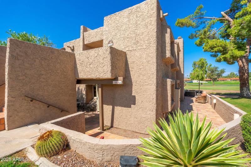 Entrance & Side Patio