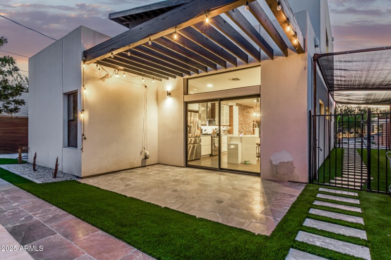Rear Patio