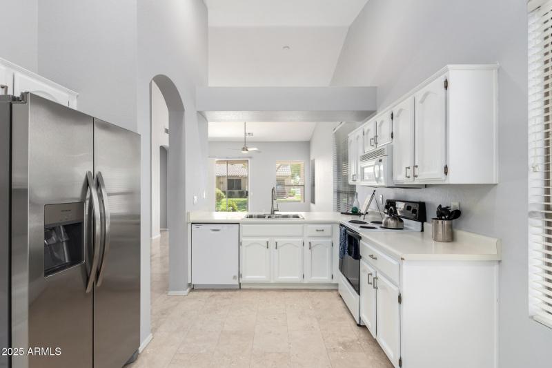 Kitchen- view to living area