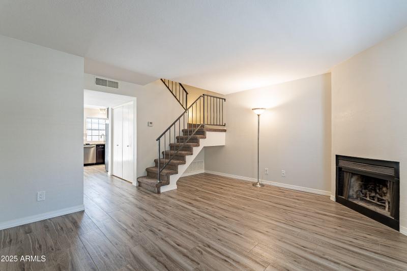 Living Room with Fireplace