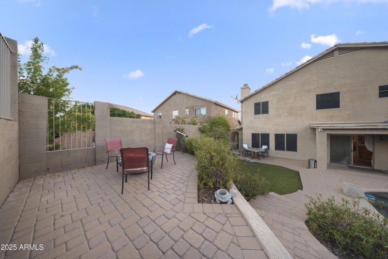 Elevated Patio Seating Area