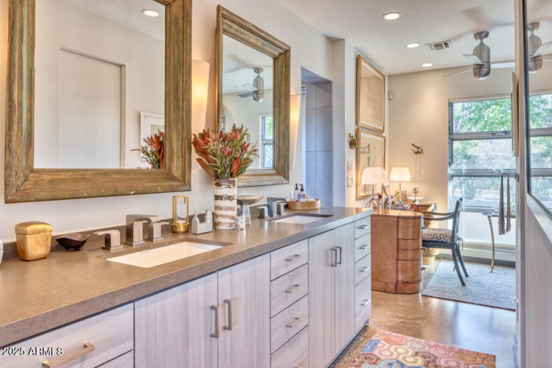 Primary bath & vanity