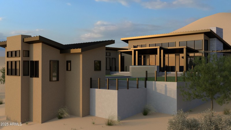 Rendering - Separate guest house
