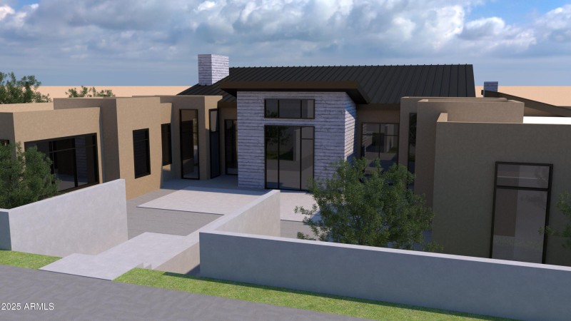 Rendering - Front elevation