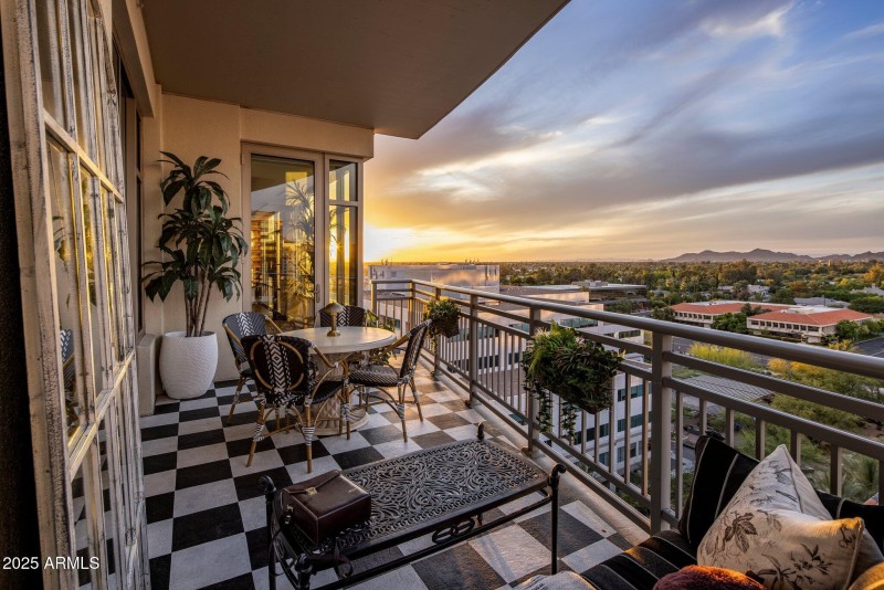 Private Patio with Stunning Views