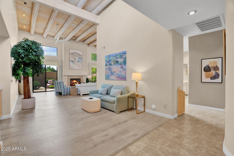 Front Entrance to Living