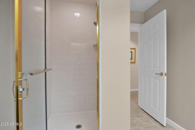 Hall Bathroom walk-in Shower