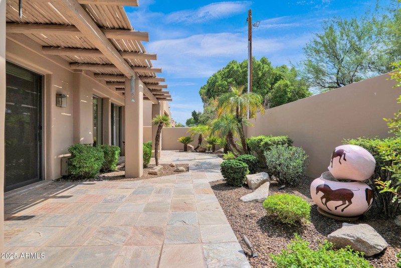 Roomy Patio looking East