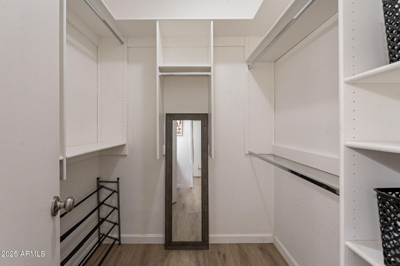 PRIMARY BDRM WALK-IN CLOSET