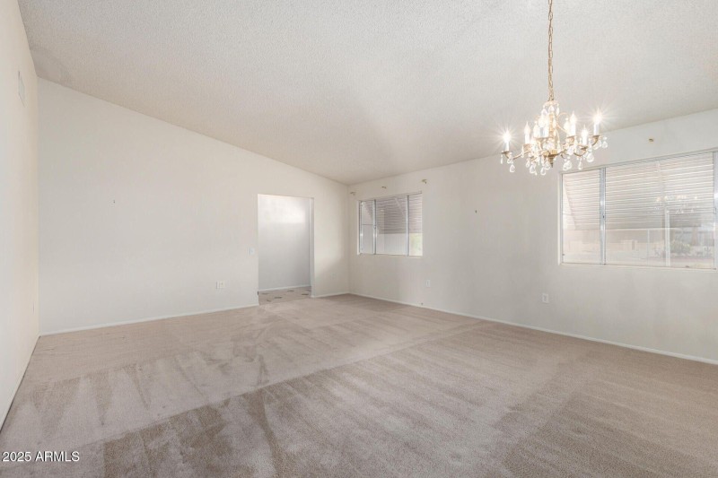 Unstaged Formal living and dinning