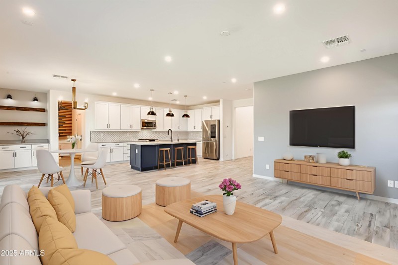 Living Area - Virtually Staged