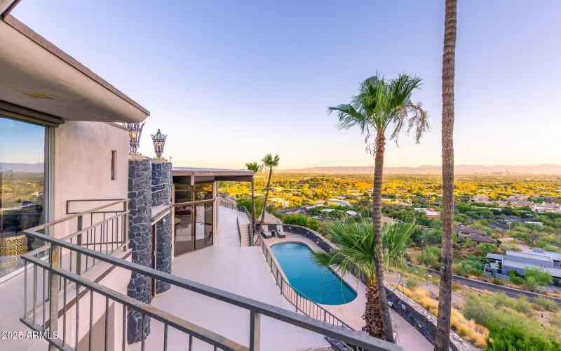 VIEW FROM MASTER BALCONY