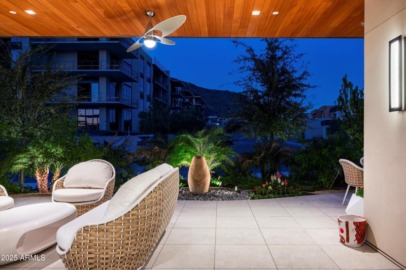 055_Covered Patio Twilight