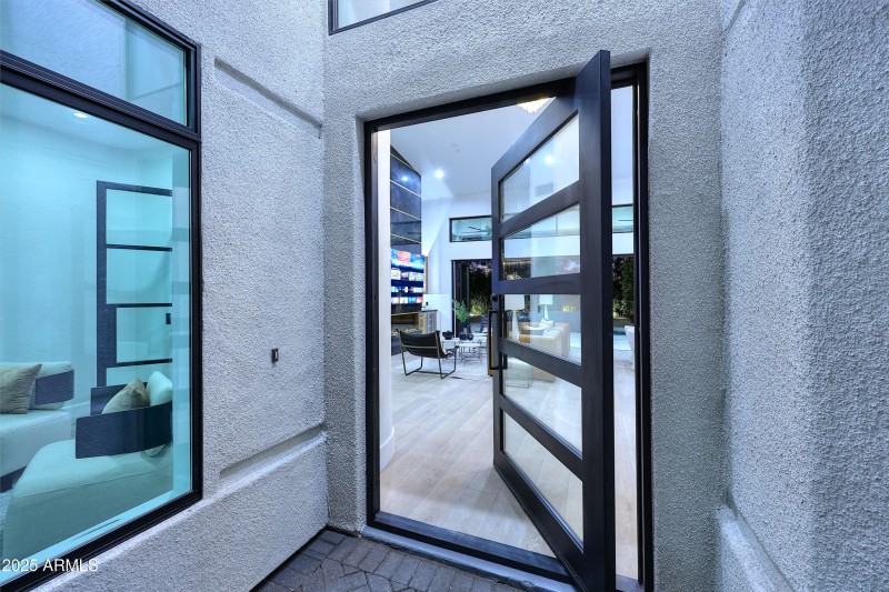 Wrought Iron Pivot Door