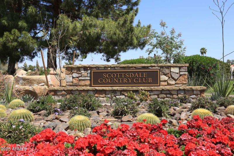 Scottsdale Country Club-Sign