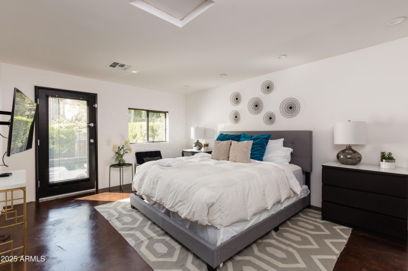 Master Bedroom 2nd with king bed, large