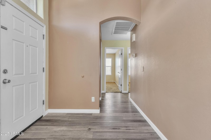 Entry to bedrooms