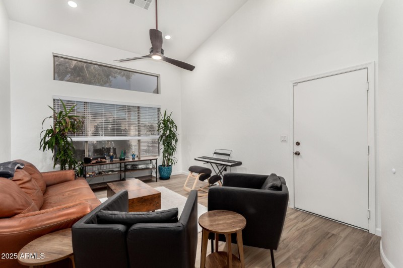 Bright Living Room with Views