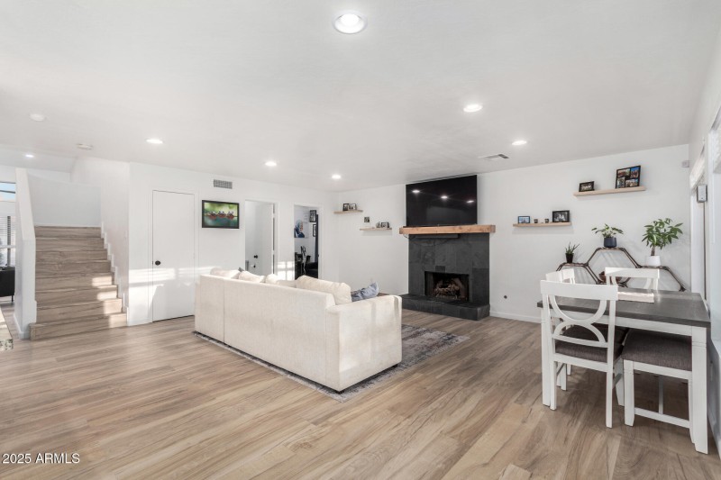 Fireplace Gathering Space