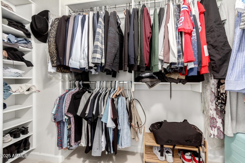 Spacious Walk-In Closet