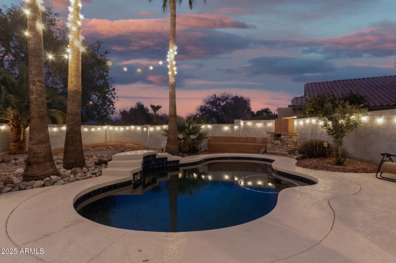 Resort-Style Pool Setting