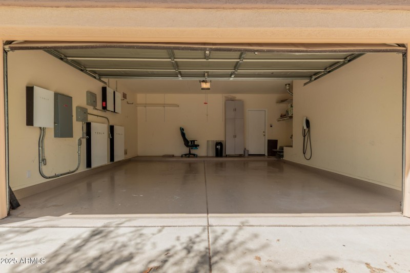 EV Charging Port in Garage