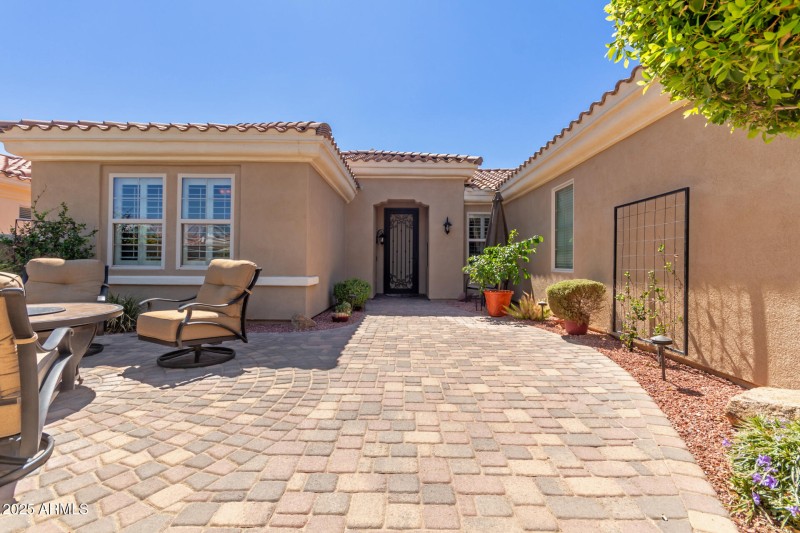 Beautiful Paver Courtyard