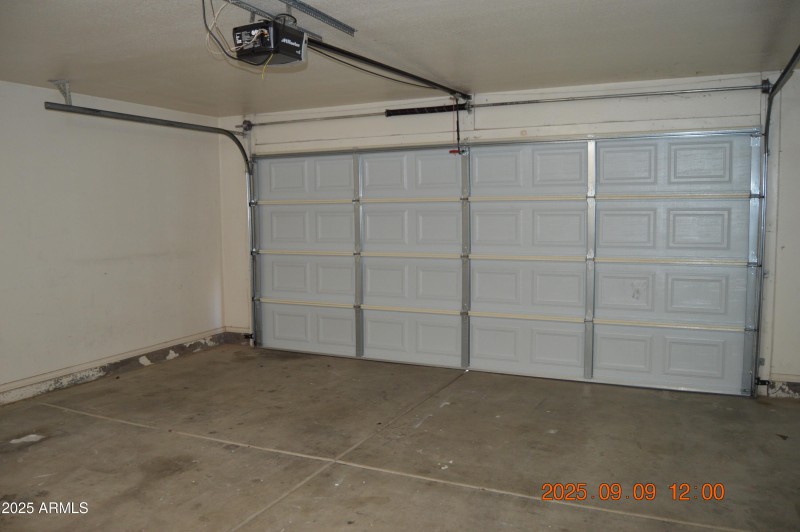 Two car garage