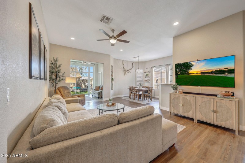 Spacious Living Room – Alternate Angle