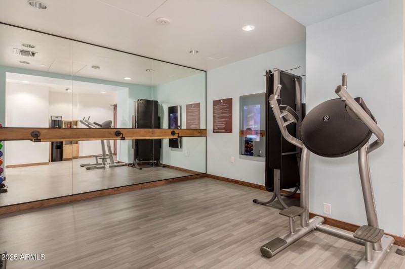 Stretching/Yoga Space