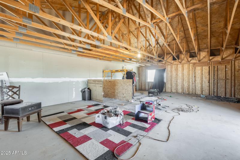 Future great room and bedrooms