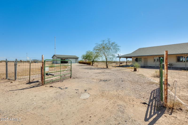 Gated entry onto property