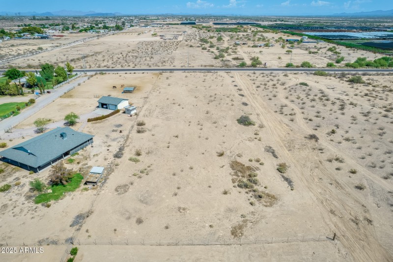 Southside of parcel K on left and L on r