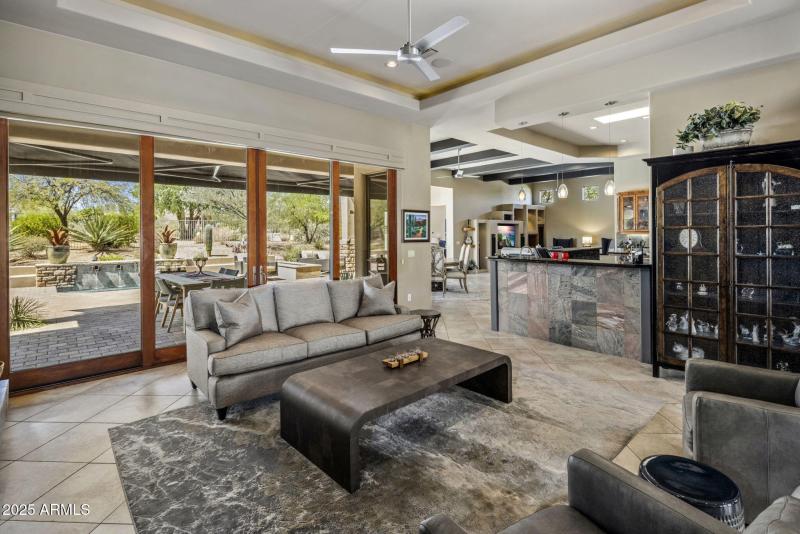 View back at Kitchen