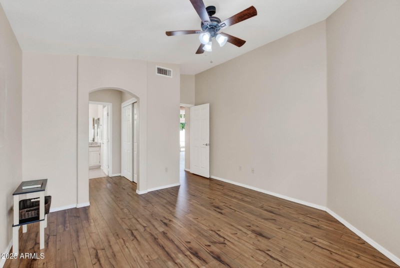 Primary Bedroom towards bath and Hall