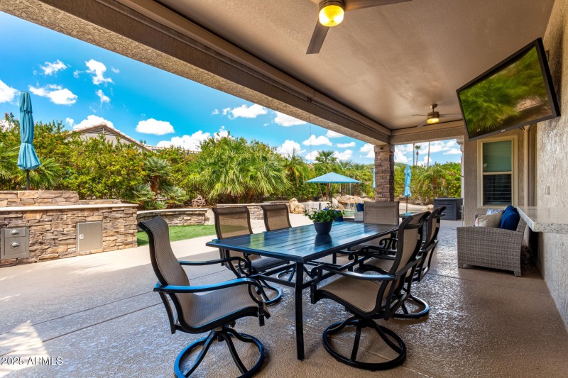 Covered patio