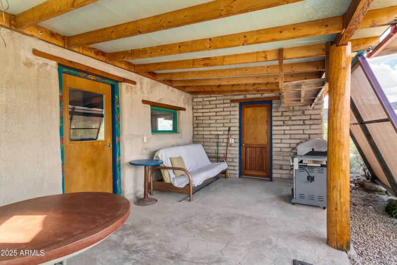 Coverched Porch Entance to Casita and B