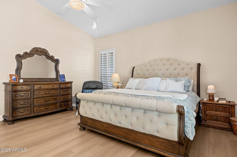 Shutters on all windows