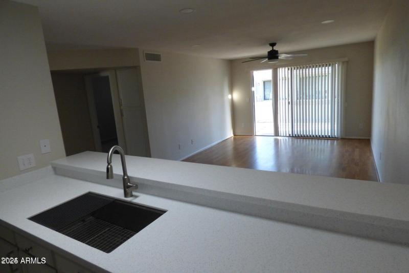 Kitchen overlooking Great Rm