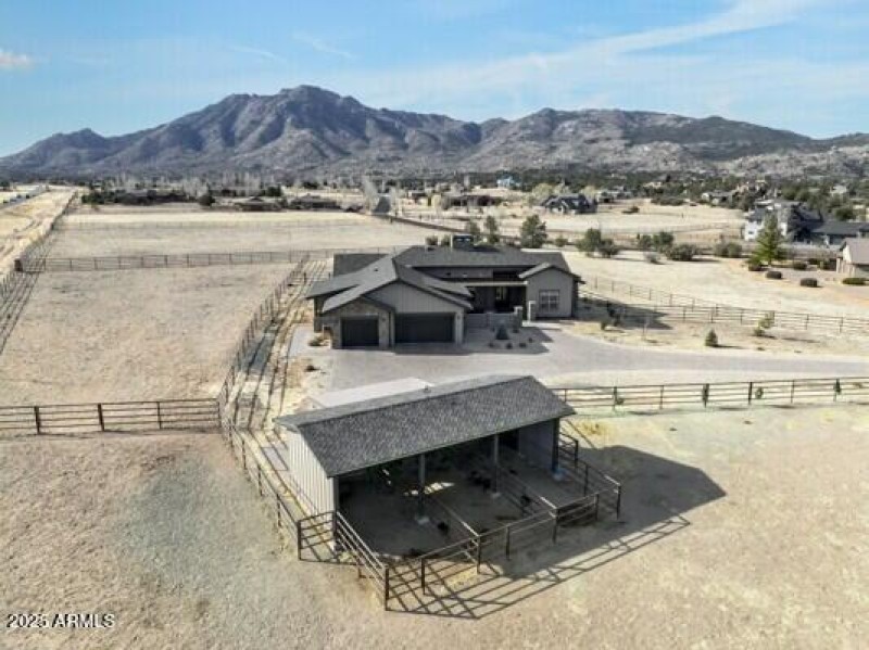 Aerial View of Horse Facility