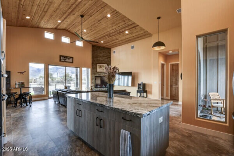 Kitchen to Living Room Overview